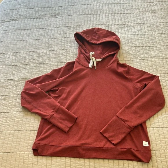 Brick red Vuori hoodie! Never worn size XS. - Picture 1 of 2